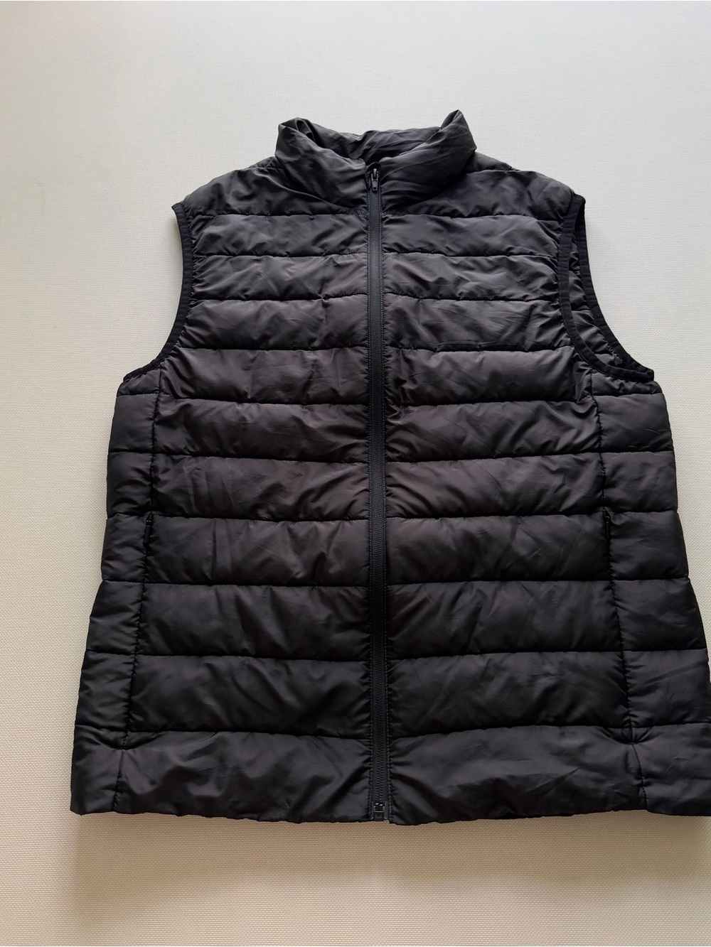 H&M Black Quilted Sleeveless Puffer Vest